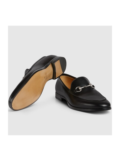 Gucci Black Jordan Loafers In Black