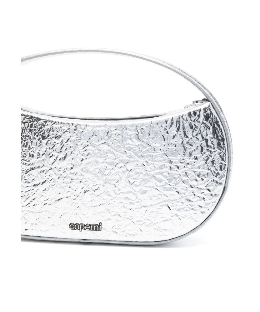 Coperni Zippered Shoulder Bag In White