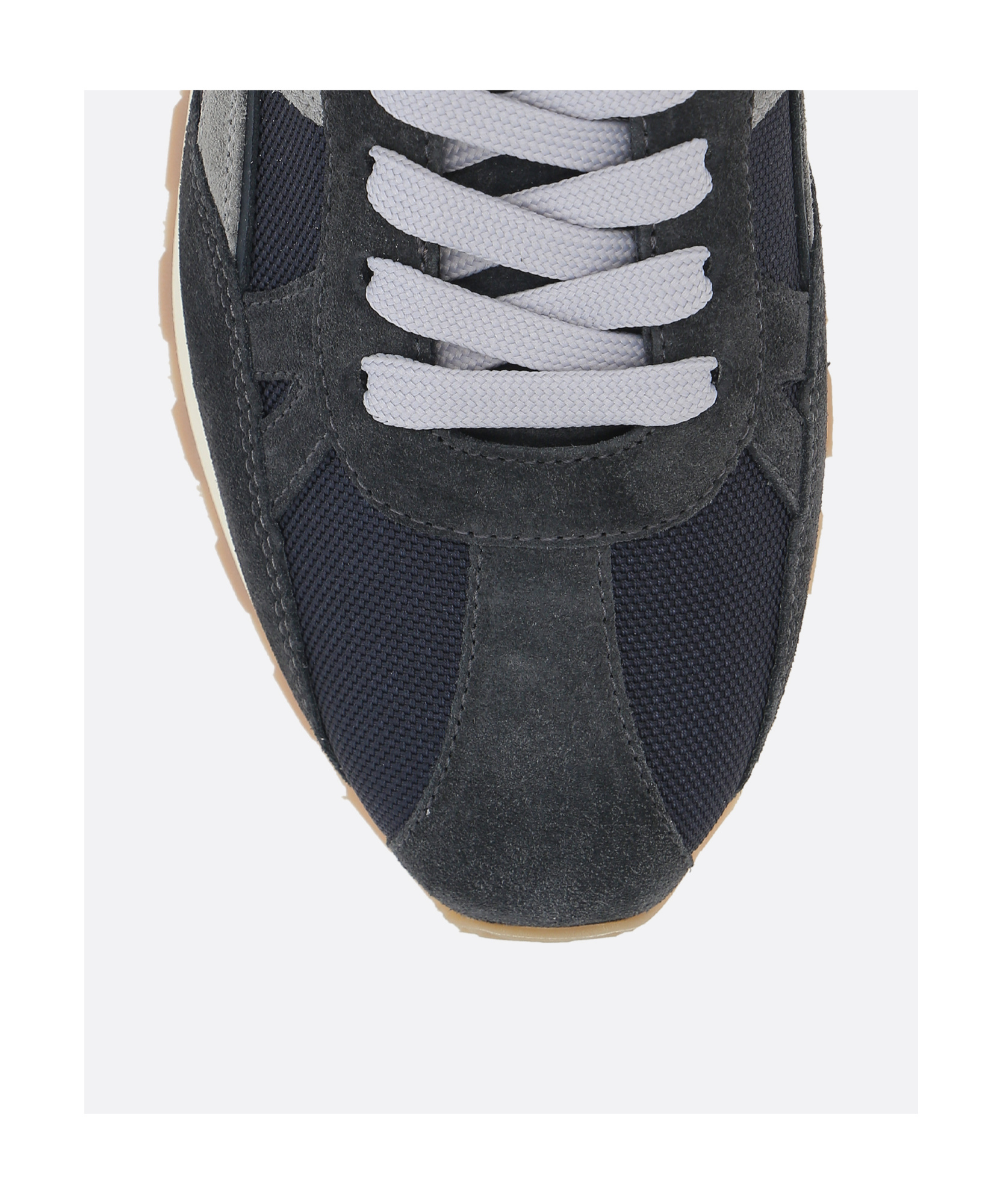 Hogan Low-top Sneakers Round Toeline In Black