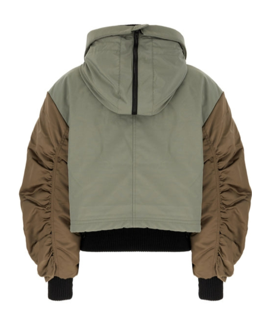 Canada Goose Claremont Bomber Tonal Label In Green