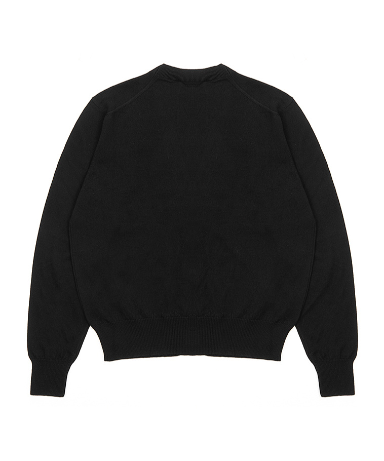 Ami Alexandre Mattiussi Ami Paris Ami Paris De Coeur Cardigan In Black