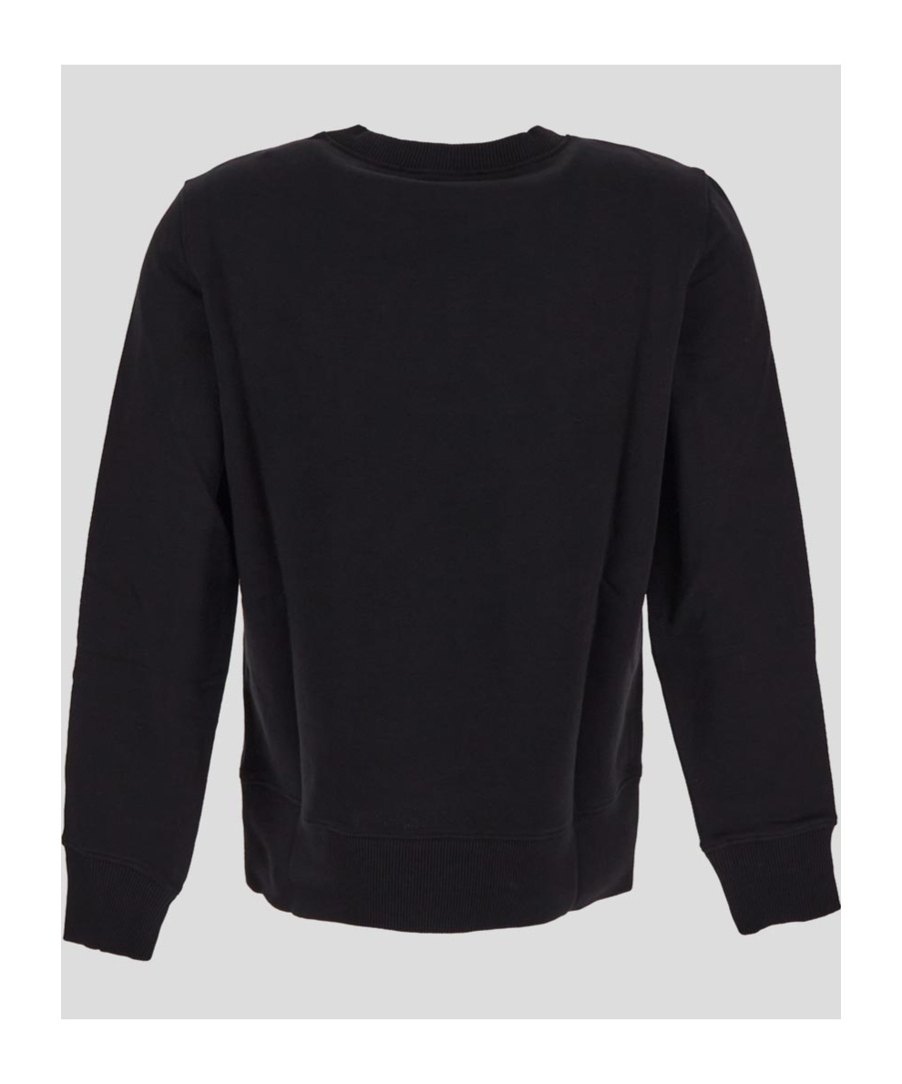 VERSACE JEANS BAROCCO LOGO-PRINT COTTON SWEATSHIRT 