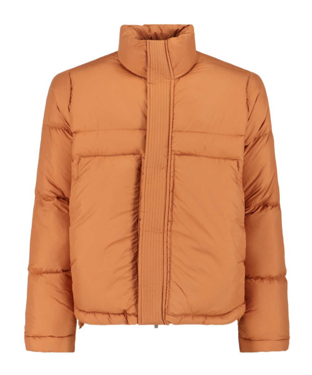 K-way Modern Puffer Jacket High Collar In Orange