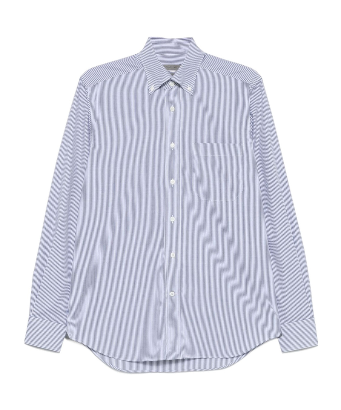 Corneliani Striped Shirt In Blue