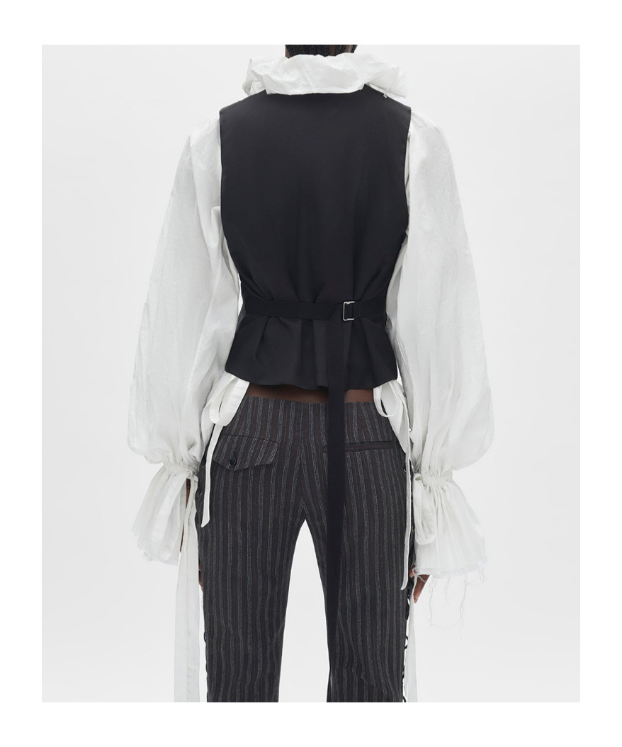 Ann Demeulemeester Stanse Classic Waistcoat In Multi