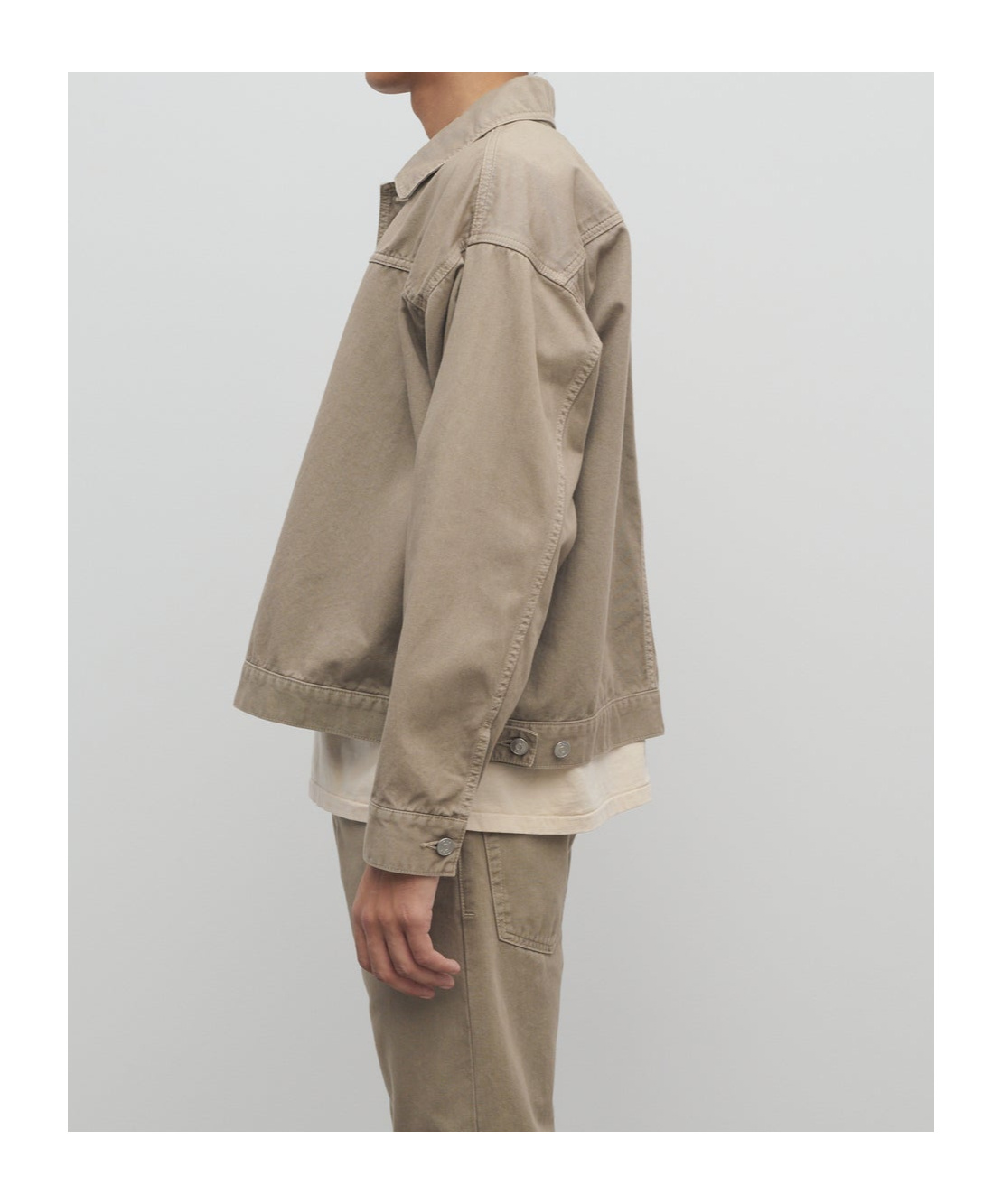 The Row Marcus Cotton Jacket In Brown