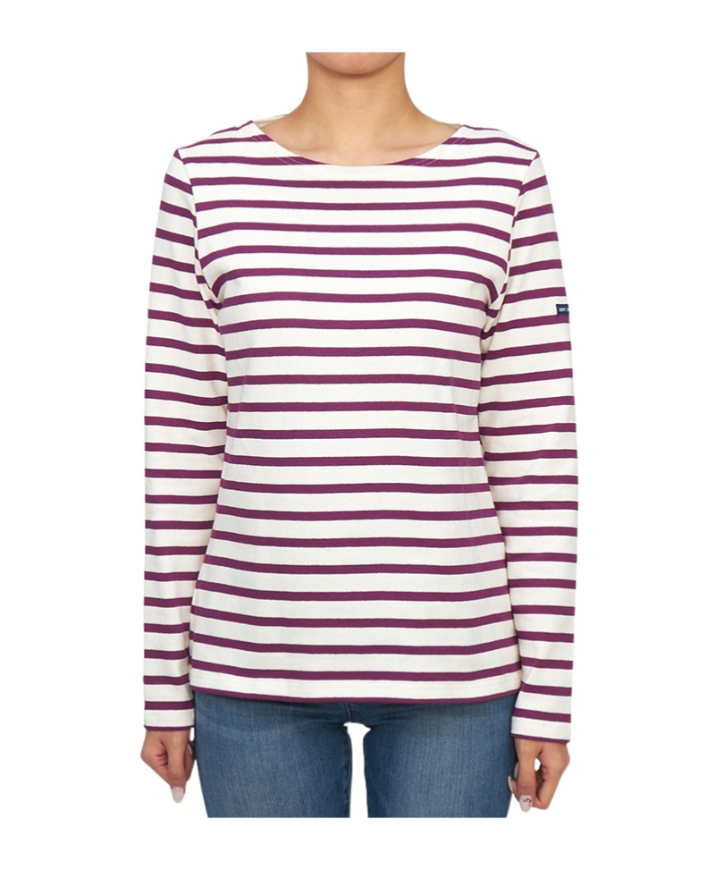 Saint James Striped Graphic T-shirt
