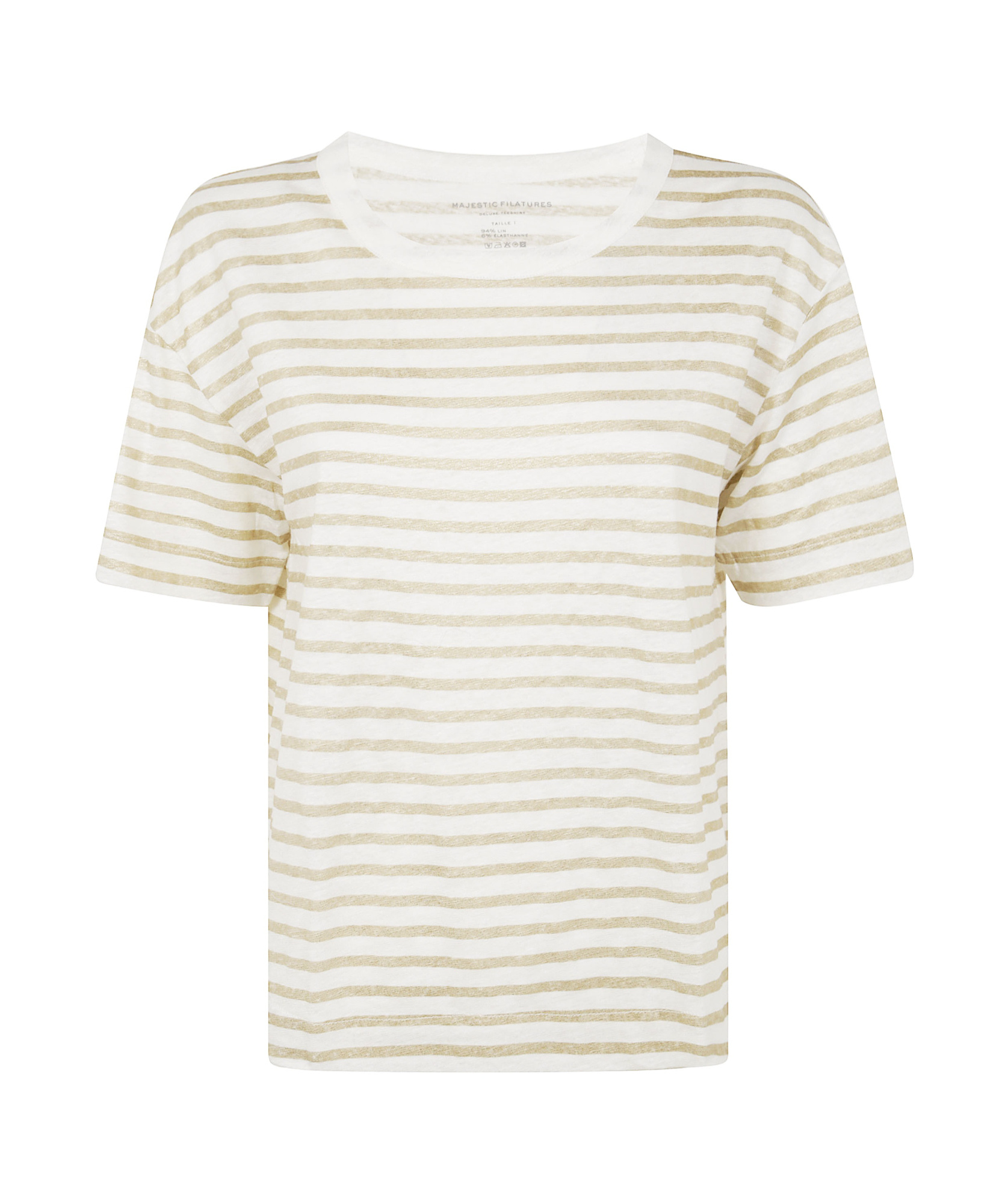 MAJESTIC STRIPED T-SHIRT