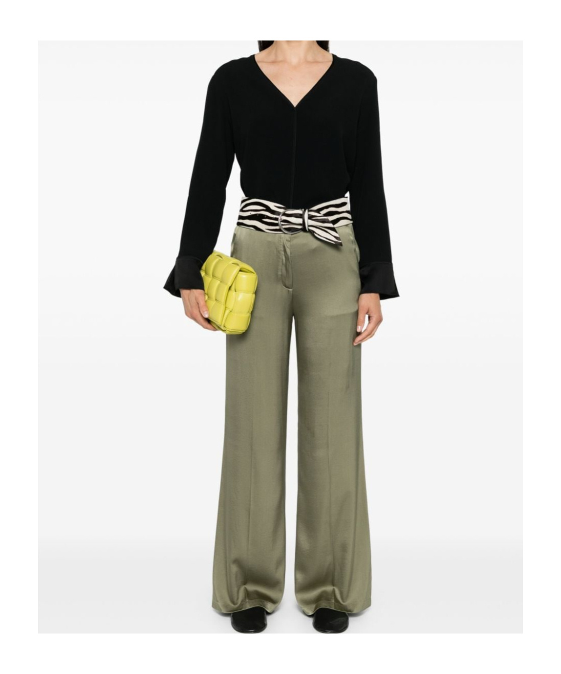 Shop Forte Forte V-neck Knitted Pullover In Black