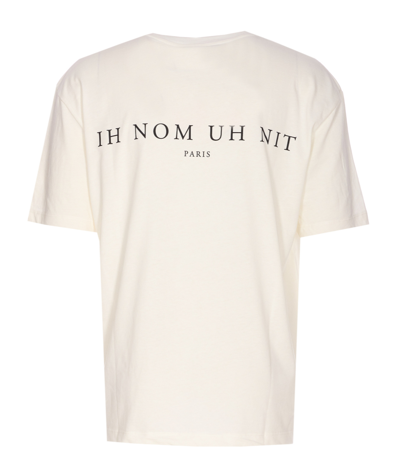 Ih Nom Uh Nit Future Mask Graphic Crewneck T-shirt In White