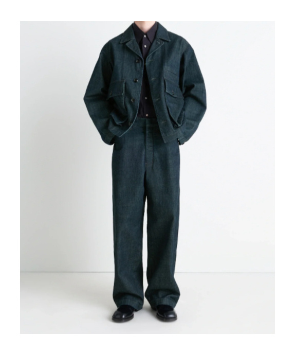Lemaire Adjustable-strap Jeans In Green