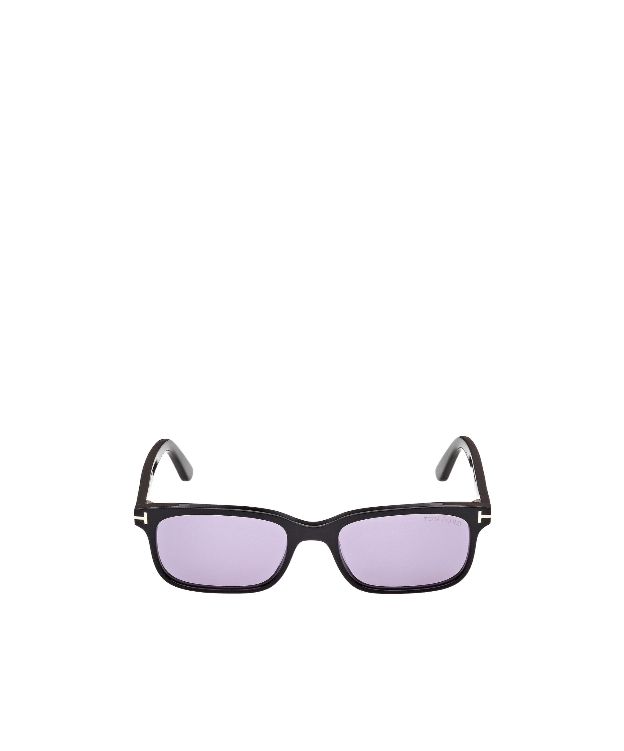 Tom Ford Thin-frame Square Sunglasses In Purple