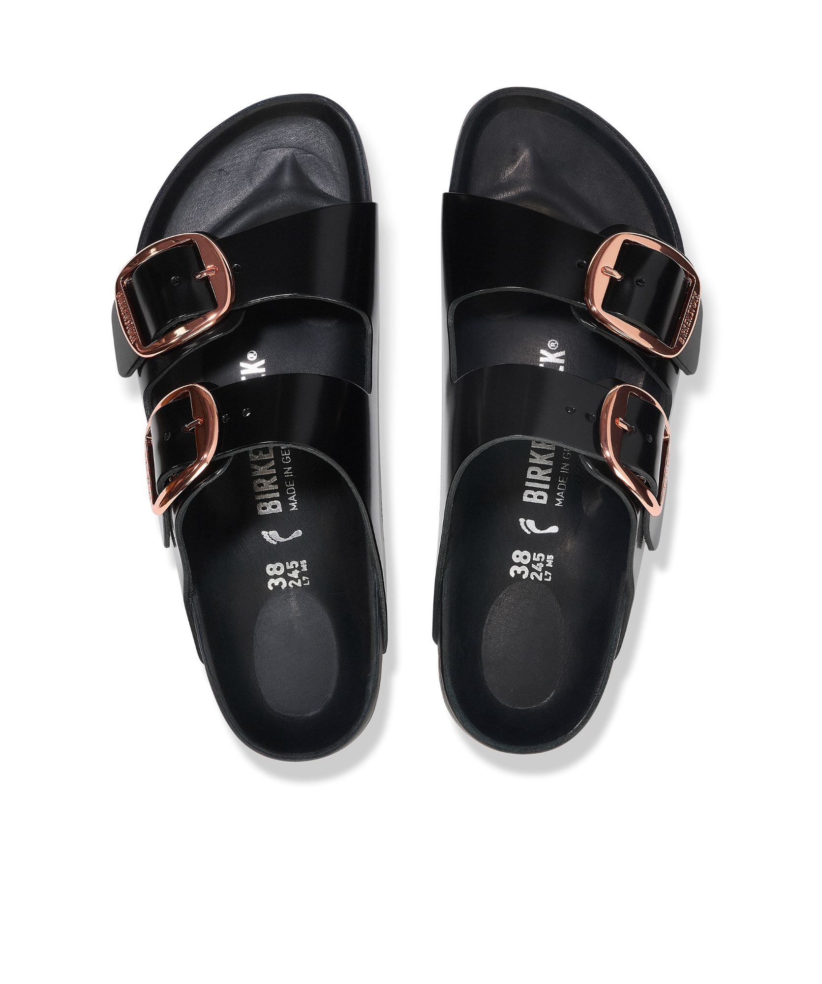 Birkenstock 'arizona Big Buckle Slide In Black