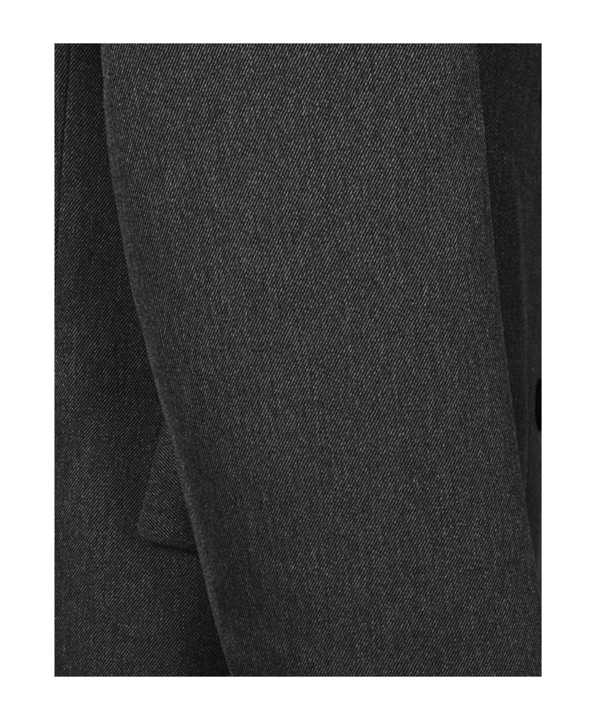 The Frankie Shop Womens Jane Double-breasted Woven Long Coat Grey Melange Xs In Black