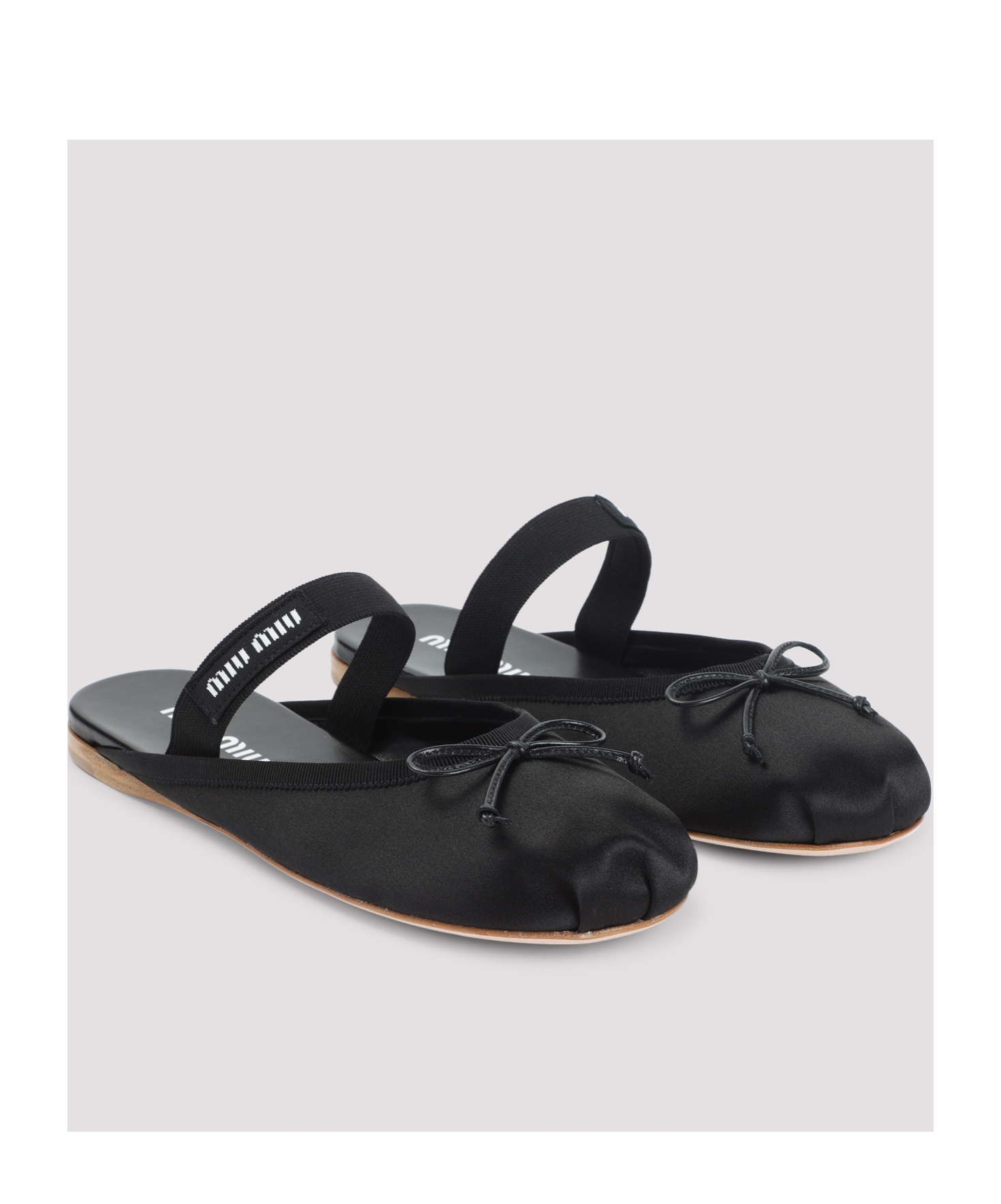 Miu Miu Black Viscose Mules