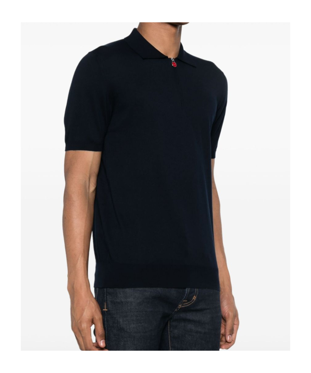 KITON SHORT-SLEEVED POLO SHIRT