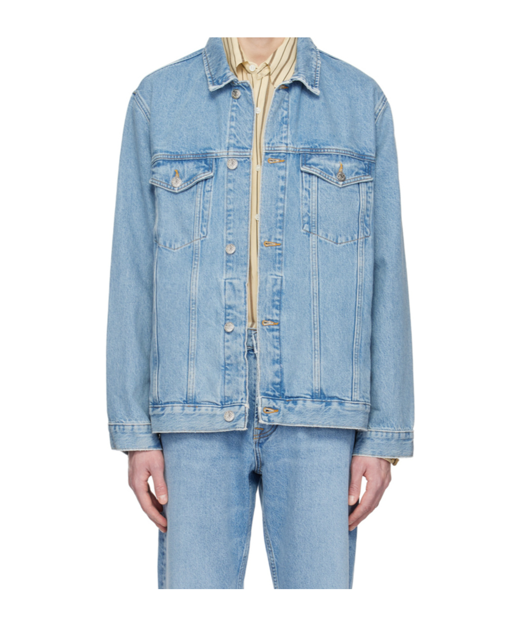 Samsoe & Samsoe Denim Outerwear In Blue