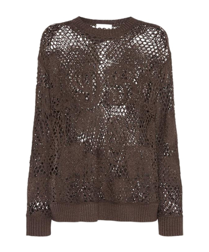 Max Mara Mesh Knitted Sweater