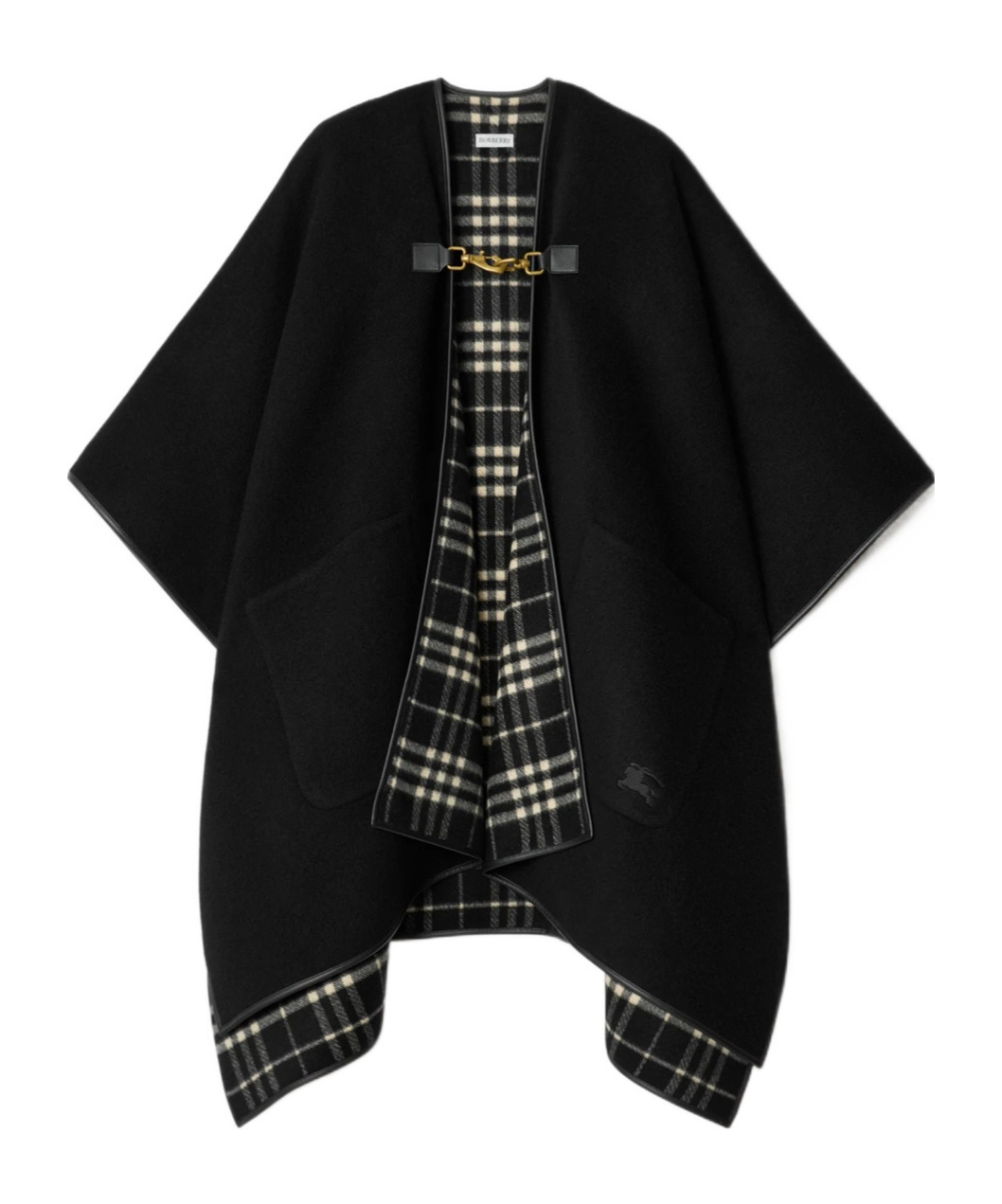 Burberry Check Cashmere Cape