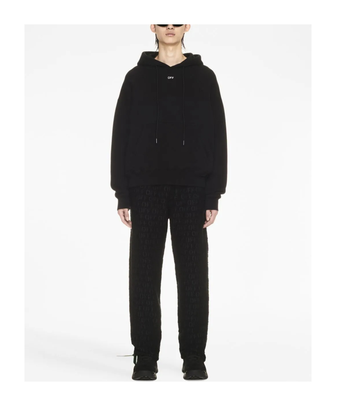 Off-white Off White™ Black Caravaggio Mery Print Hoodie