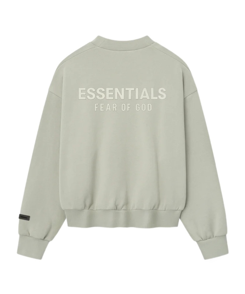 Essentials Fear Of God  Classsic Fleece Crewneck Sweatshirt In Gray