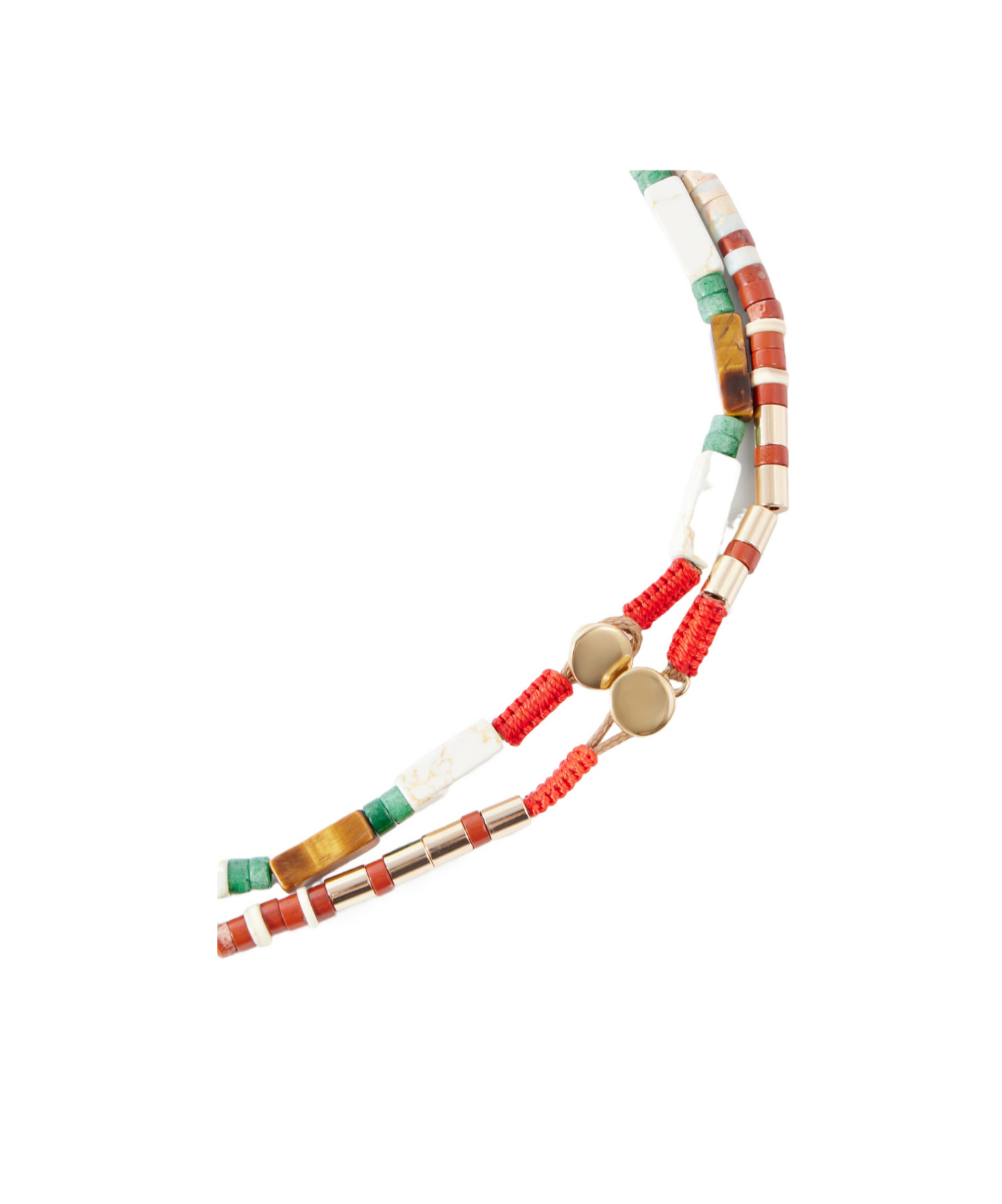 Assouline Two Beaded Necklaces In Multi