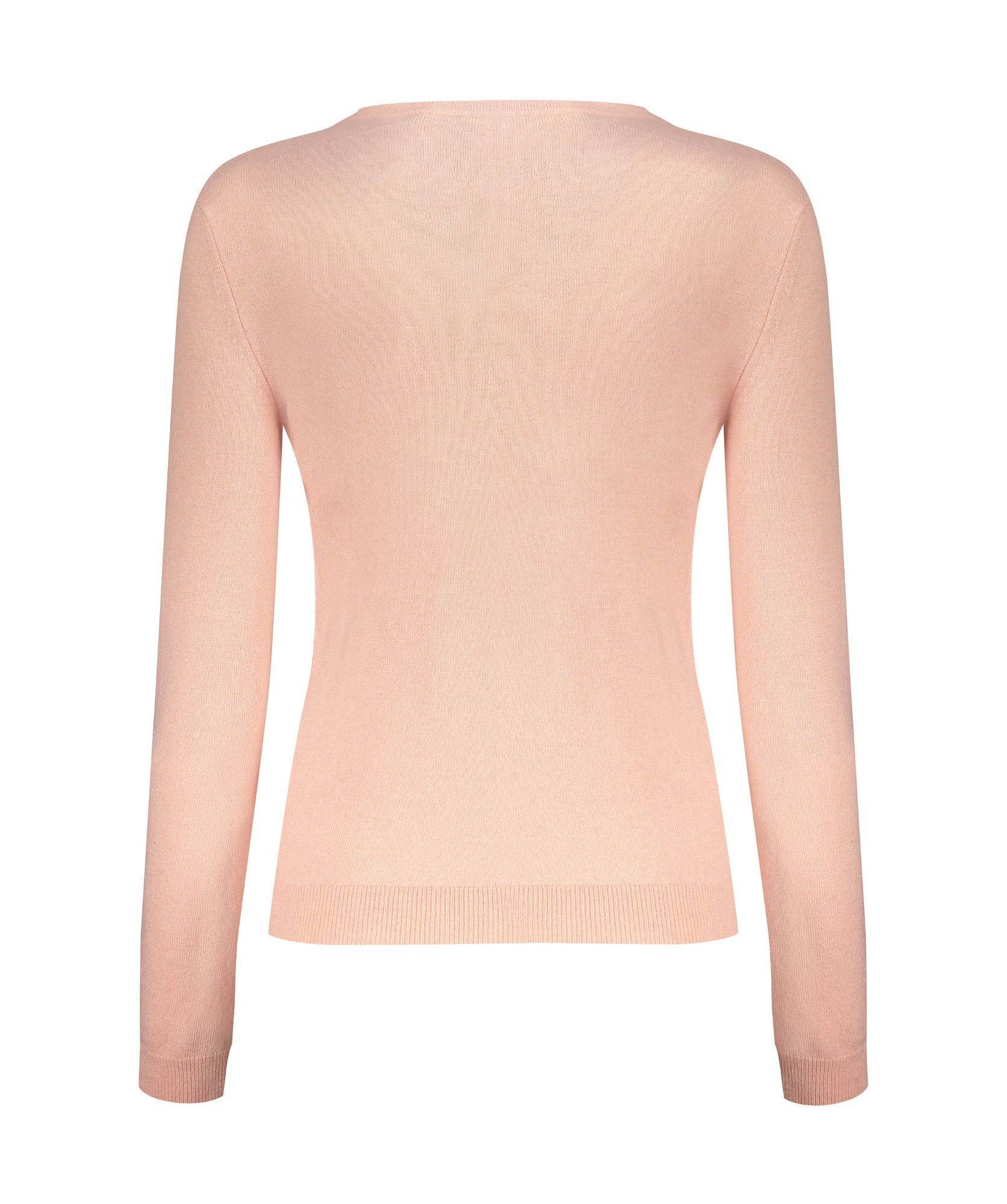 Valentino Long Sleeve Crew-neck Sweater In Pink