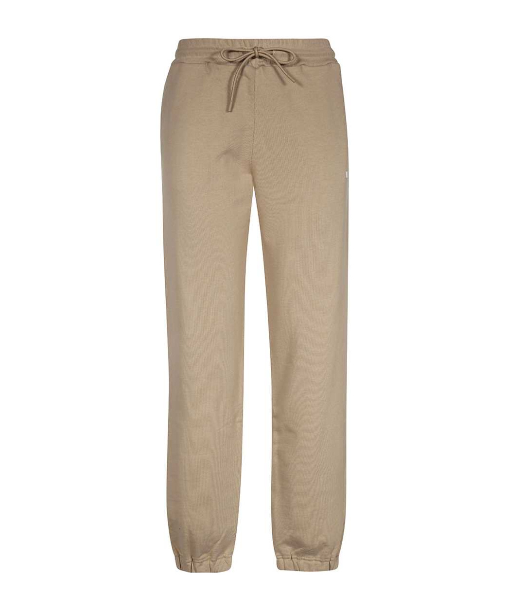 Msgm Logo Print Sweatpants In Nude