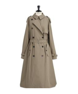 Dior Trench Coat In Brown