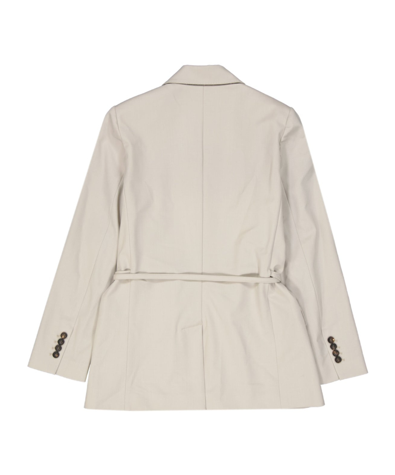 Brunello Cucinelli Wool Jacket Women In Nude