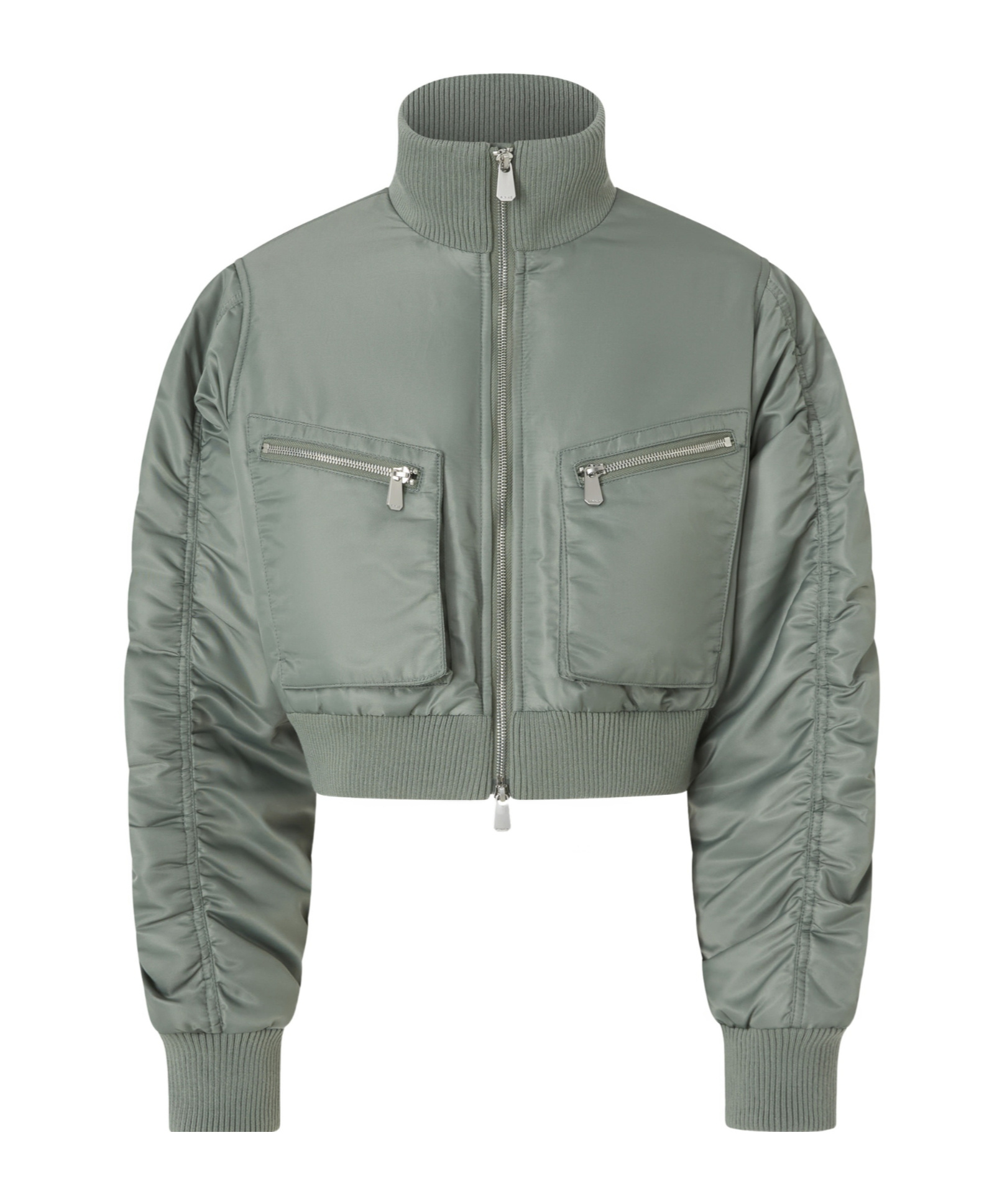 Pinko Bavette Bomber In Green