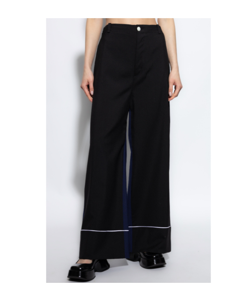 Marni Belt-loop Casual Pants In Black