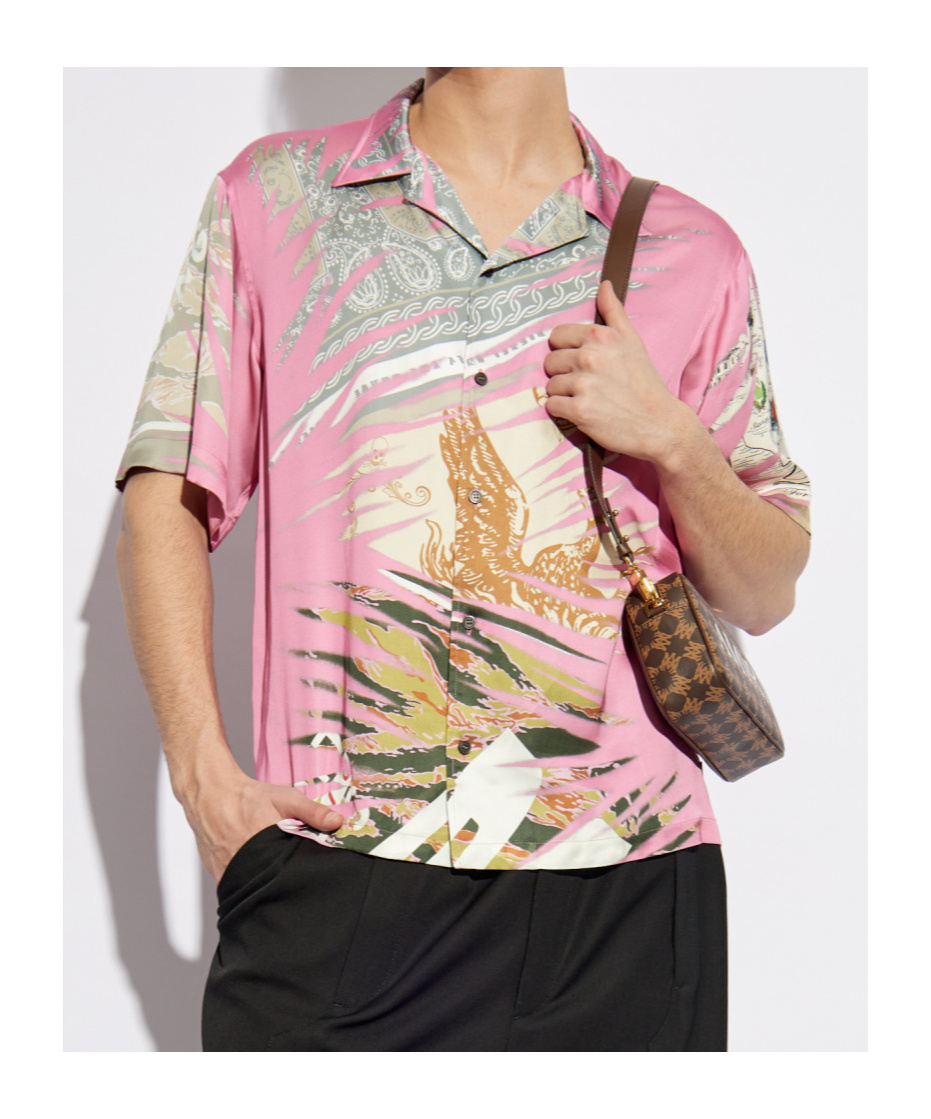Diesel Short-sleeved Shirt In Pink