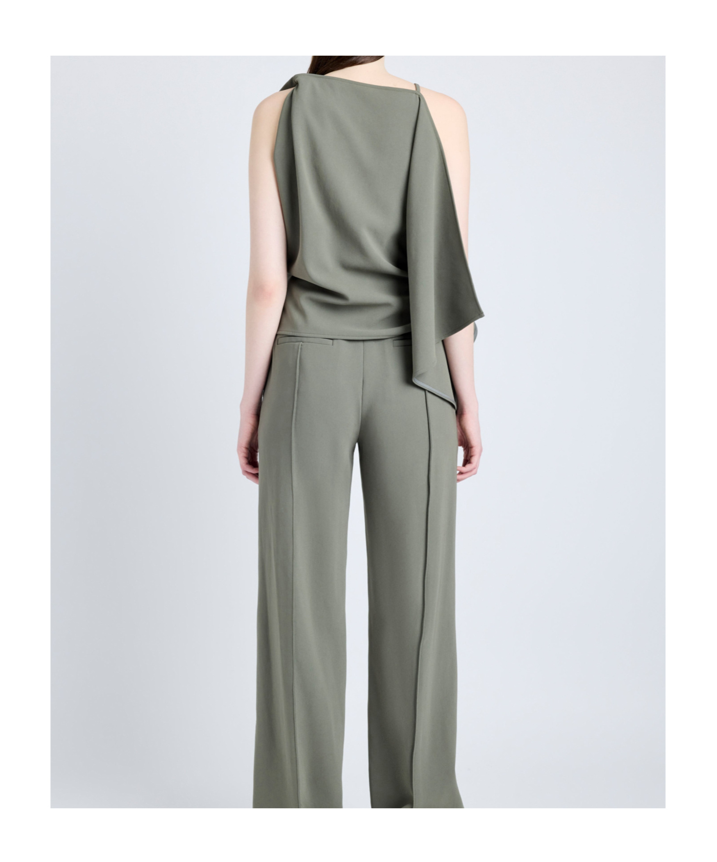 Shop Proenza Schouler Alyssa Top In Gray
