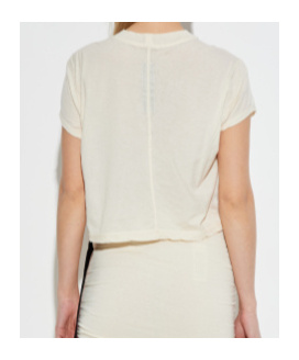 Rick Owens Drkshdw Jersey T-shirt In White