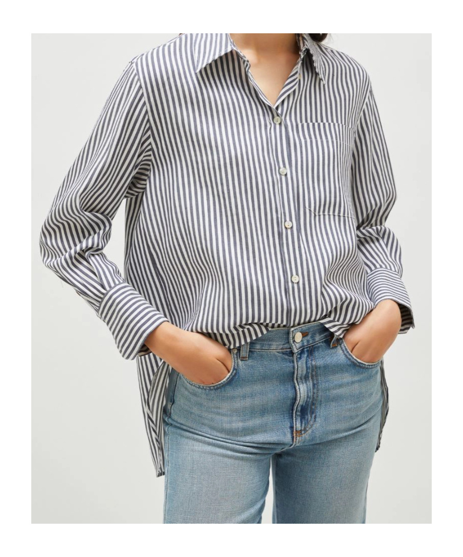 Shop Marella Linen And Cotton Shirt