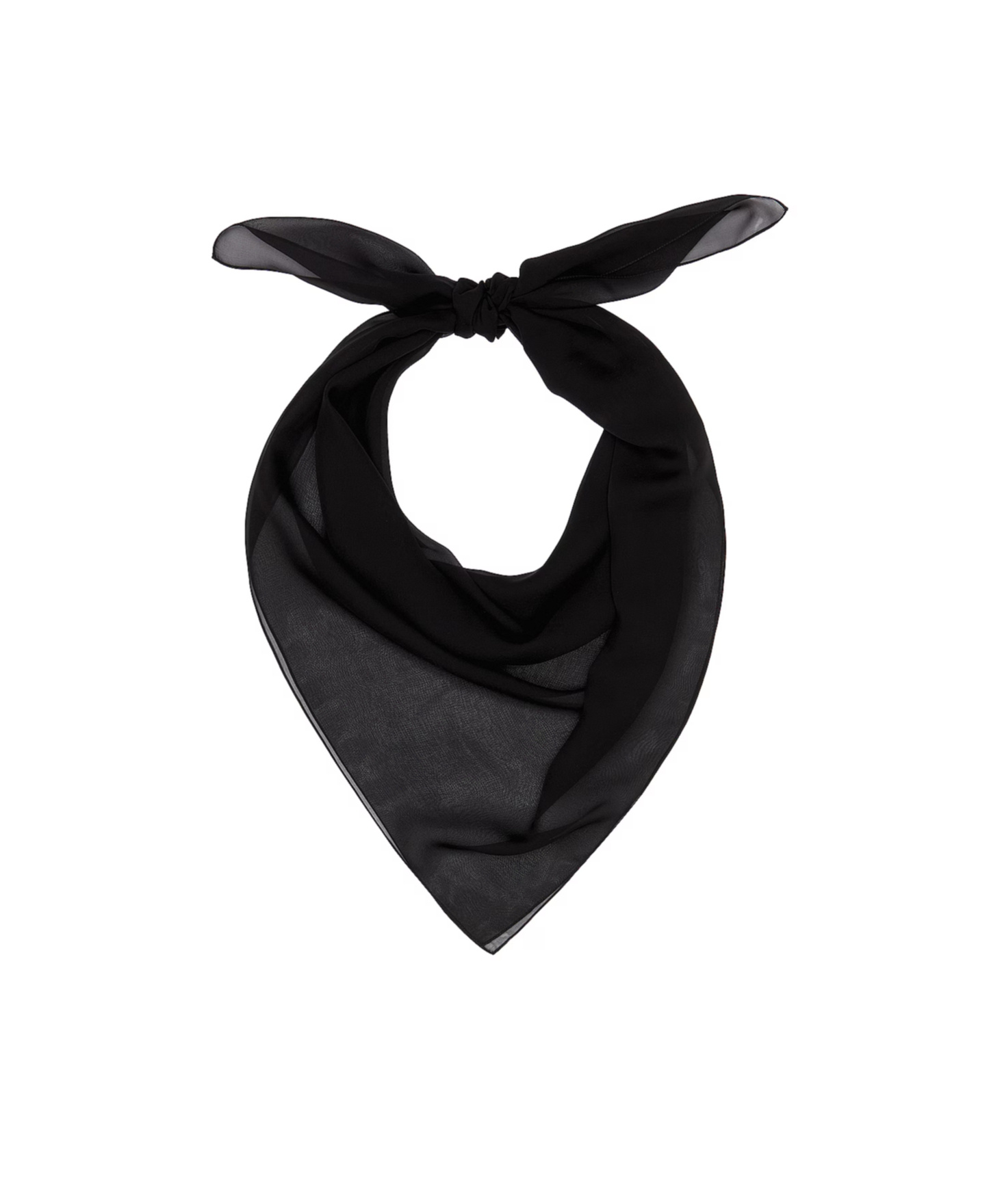 Dolce & Gabbana Square Silk Scarf In Black