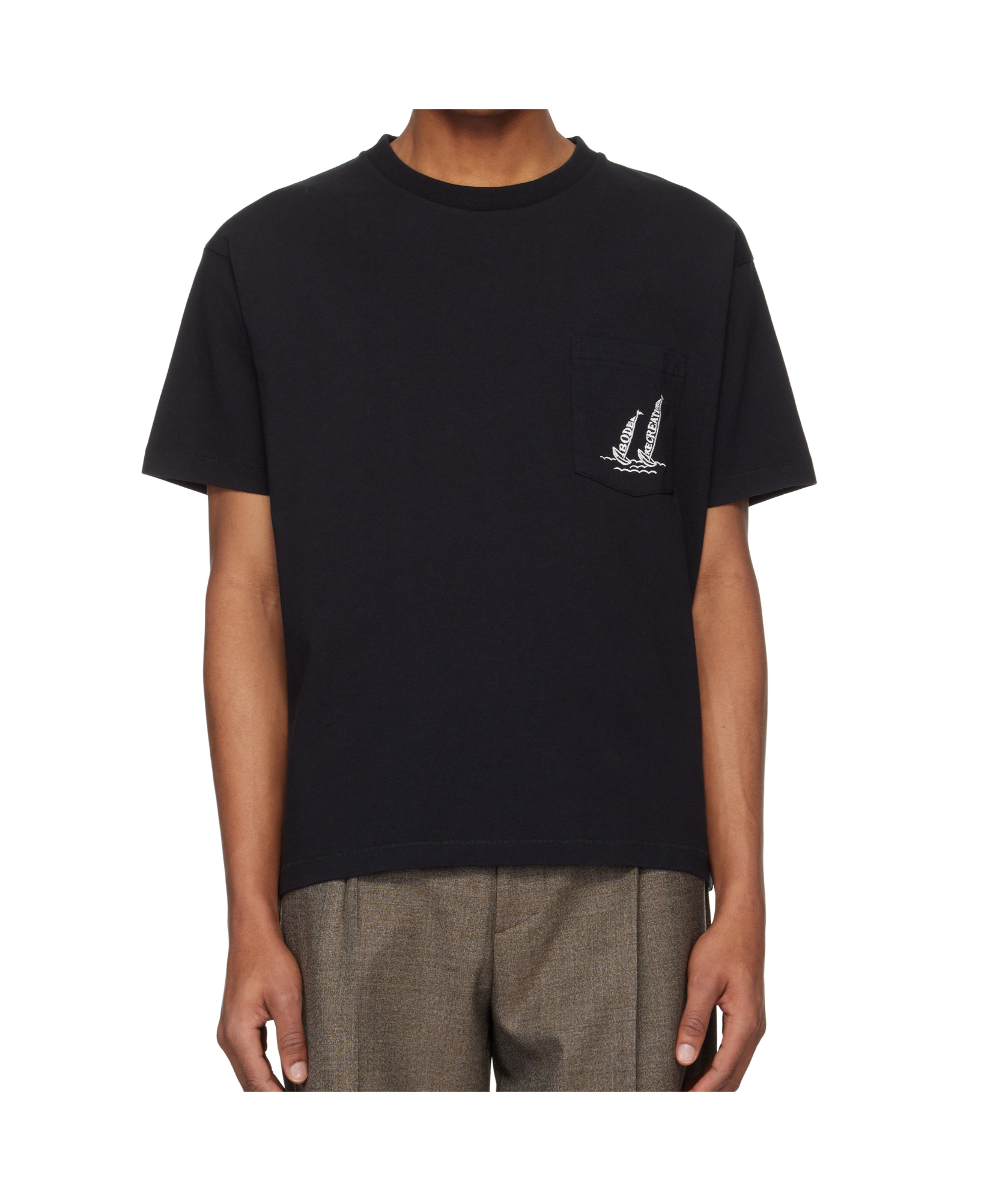 Bode Short Sleeve T-shirt In Black