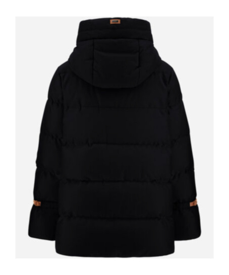 Herno Jacket In Bi-stretch Lurex Wool In Black