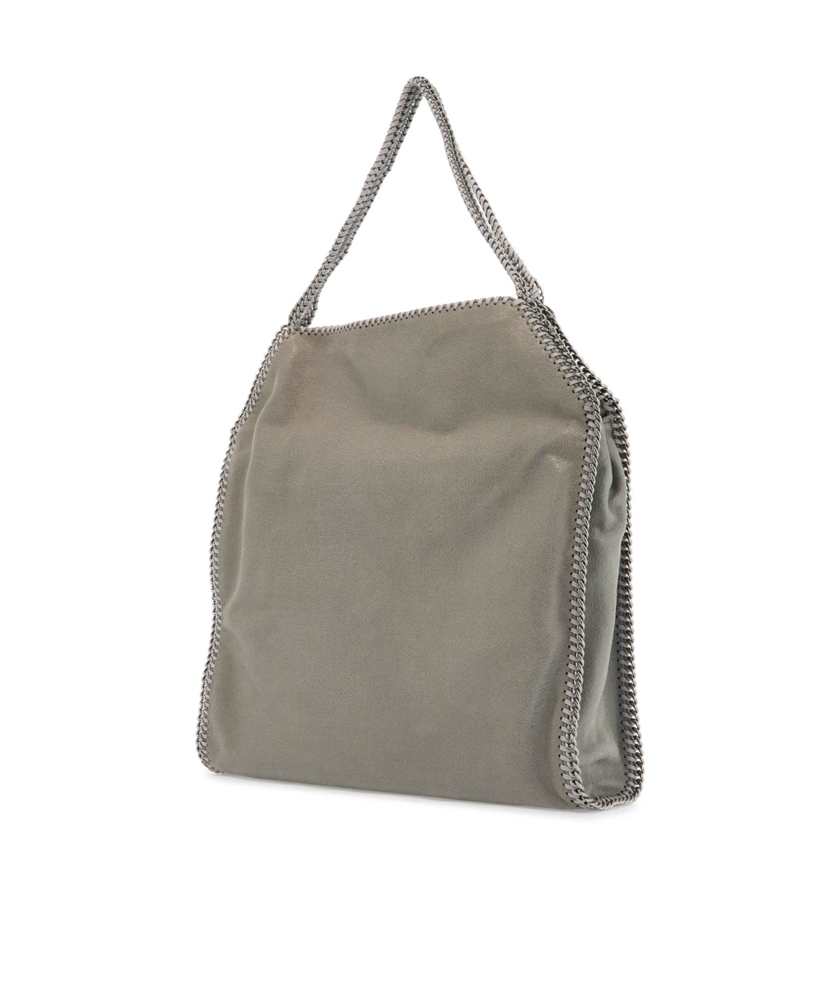Stella Mccartney Shaggy Deer Tote Bag In Gray