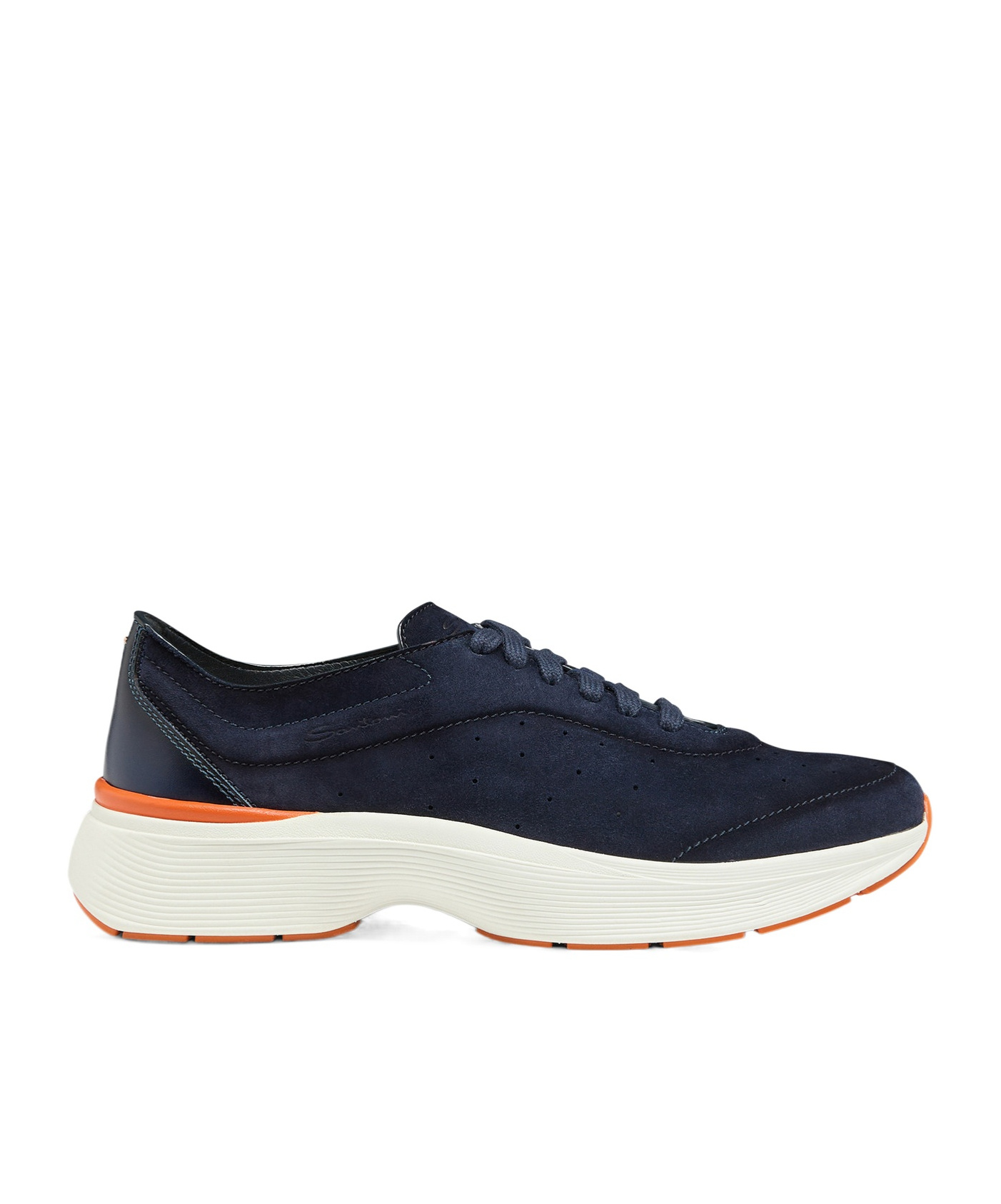 Santoni Bounce Lace-up Sneakers In Blue