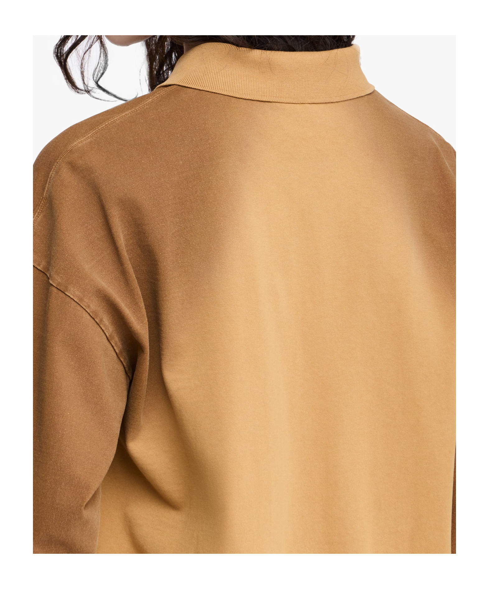 Jw Anderson Brown Polo Shirt With Classic Collar And Logo Detail On The Front In Brown