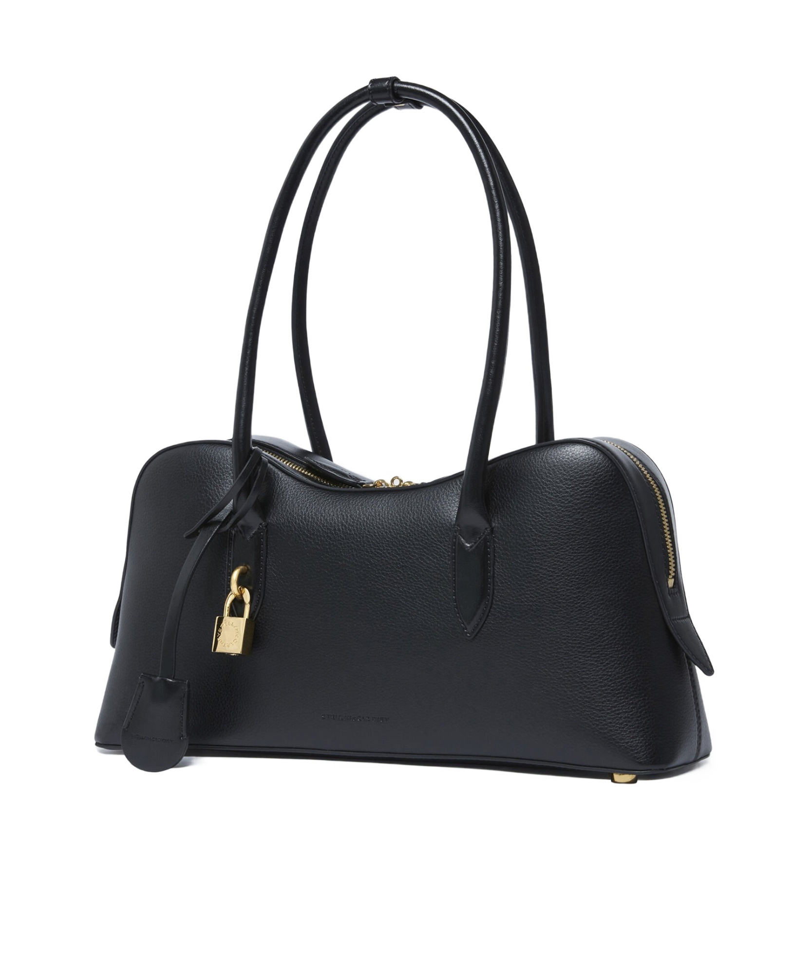 Stella Mccartney Logo Handbag In Black