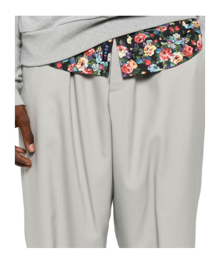 Marni Wool Tapered Trousers In White