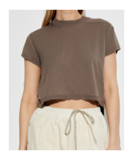Rick Owens Drkshdw Short-sleeved T-shirt In Green
