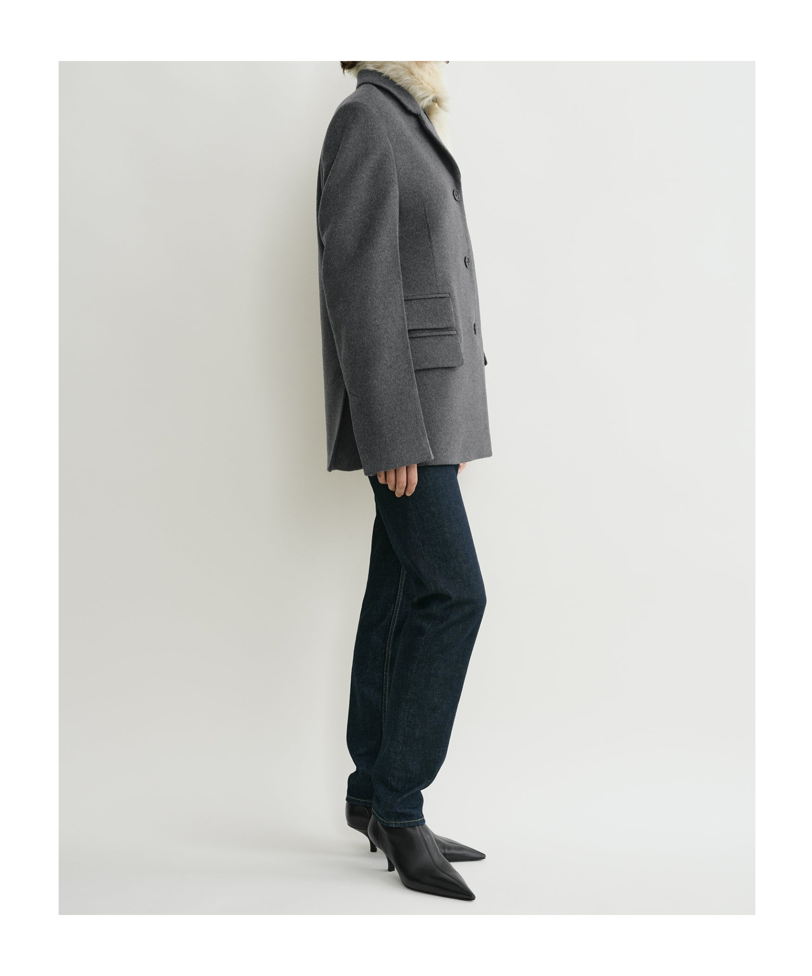Totême Single-breasted Blazer In Black