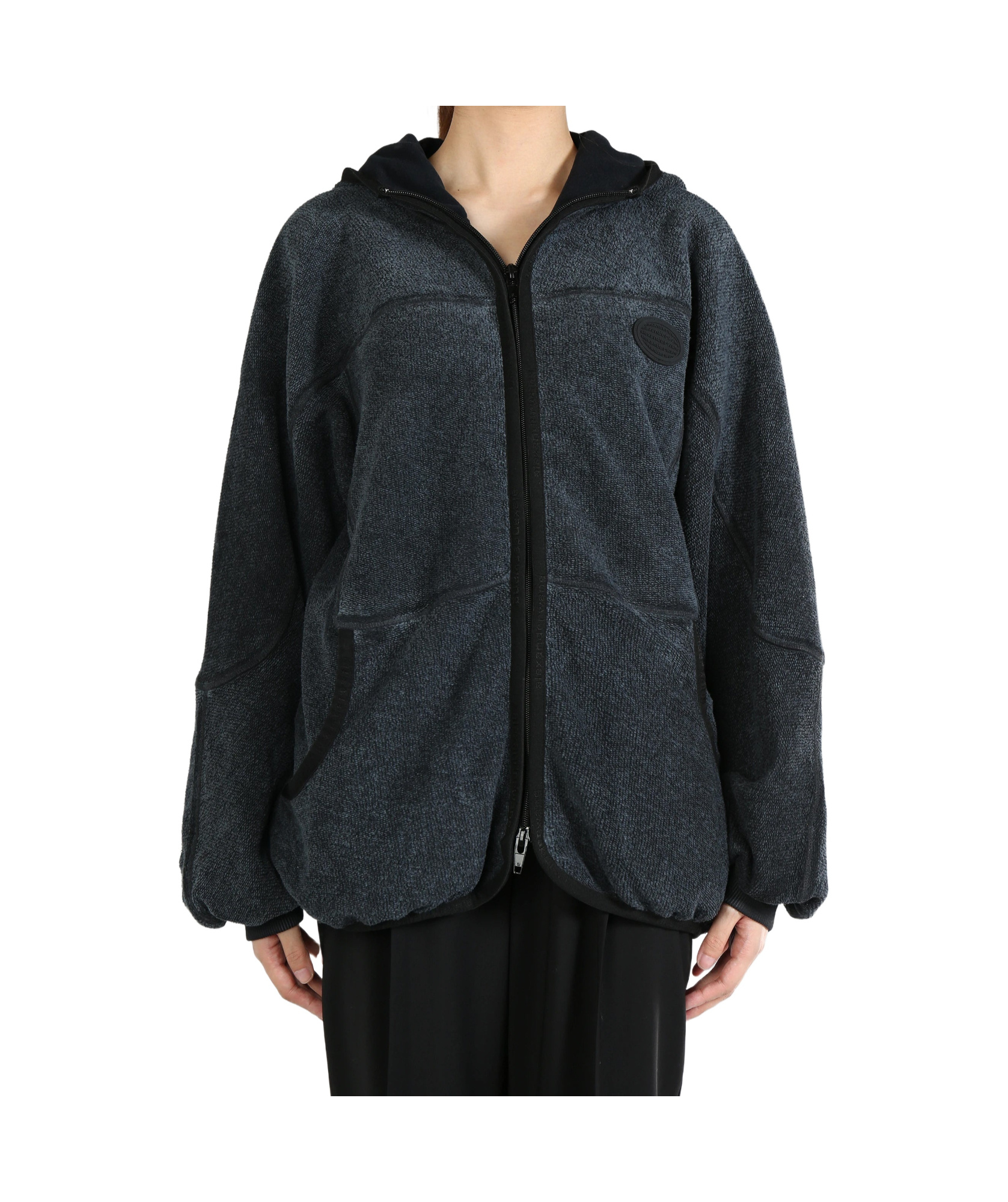 Alexander Wang Oversized Hoodie In Black