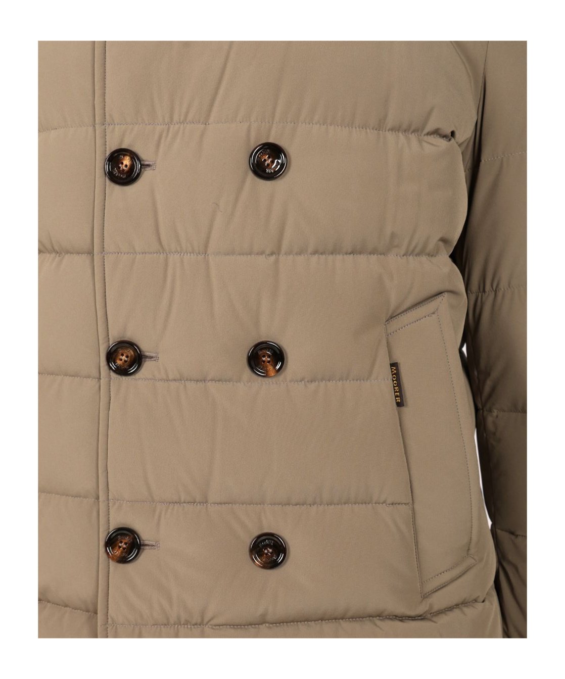Moorer Florio-kn 2 Petti Cappuccio Trapunta Microf Coats Beige In Brown