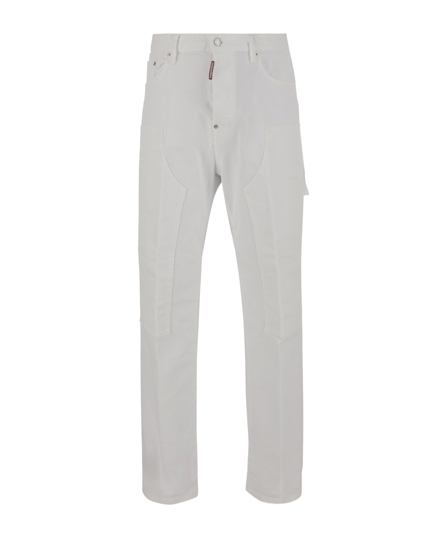 Dsquared2 Work Casual Pants In White