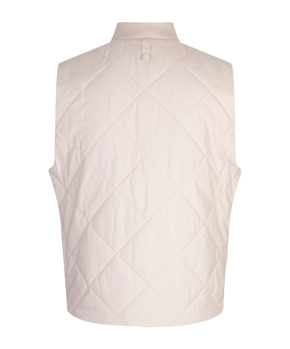 Hugo Boss Diamond Quilted Vest In White